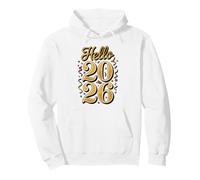 Divertido diseño de Fiesta de Nochevieja 2026 de Hello 2026 Sudadera con Capucha