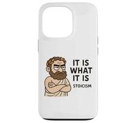 Divertido diseño de filosofía con Cita estoica, Regalo para Hombres, Mujeres y niños Carcasa para iPhone 13 Pro