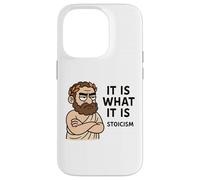 Divertido diseño de filosofía con Cita estoica, Regalo para Hombres, Mujeres y niños Carcasa para iPhone 14 Pro