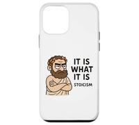 Divertido diseño de filosofía con Cita estoica, Regalo para Hombres, Mujeres y niños Carcasa para iPhone 12 Mini
