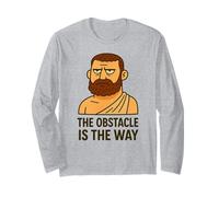 Divertido diseño de filosofía con Cita estoica, Regalo para Hombres, Mujeres y niños Manga Larga