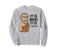 Divertido diseño de filosofía con Cita estoica, Regalo para Hombres, Mujeres y niños Sudadera