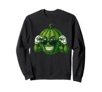 Divertido diseño de gafas de sol de sandía de verano Sudadera