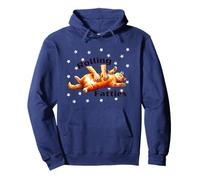 Divertido diseño de gato naranja gordo Rolling Fatties Tabby Cat Lover Sudadera con Capucha