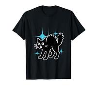 Divertido diseño de Gato sorprendido Divertido Dibujos Animados sorprendidos Camiseta