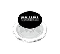 Divertido diseño de Guitarrista de música Don't Fret Music PopSockets PopGrip para MagSafe