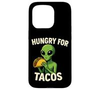 Divertido diseño de Humor de Taco alienígena para Amantes de la Comida Carcasa para iPhone 15 Pro