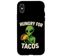 Divertido diseño de Humor de Taco alienígena para Amantes de la Comida Carcasa para iPhone X/XS