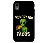 Divertido diseño de Humor de Taco alienígena para Amantes de la Comida Carcasa para iPhone XR