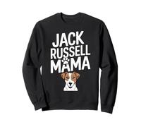 Divertido diseño de Jack Russell Mama, lindo cachorro y pata de perro mamá Sudadera