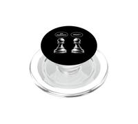 Divertido diseño de Jugador de peón de ajedrez en pasante PopSockets PopGrip para MagSafe