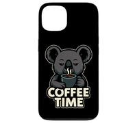 Divertido diseño de Koala Coffee Time Carcasa para iPhone 13