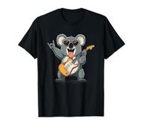 Divertido diseño de Koala Rock música Guitarra Lindo Amante de los Animales Camiseta