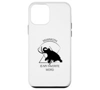 Divertido diseño de la Edad de Hielo de Mammut Stone Age Prehistórico Carcasa para iPhone 12 Mini