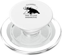 Divertido diseño de la Edad de Hielo de Mammut Stone Age Prehistórico PopSockets PopGrip para MagSafe