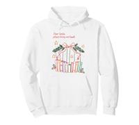 Divertido diseño de Lectura navideña de Dear Santa Bring Me Books Sudadera con Capucha