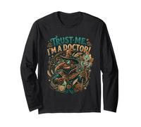 Divertido diseño de médico de la Peste - Trust Me I'm A Doctor Manga Larga