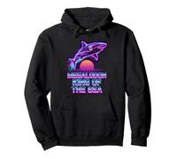 Divertido diseño de Megalodon King of The Sea para Amantes de los Tiburones Sudadera con Capucha