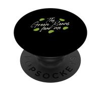 Divertido diseño de miedo a los frijoles verdes PopSockets PopGrip Adhesivo