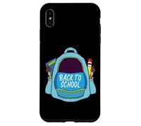 Divertido diseño de mochila de regreso a clases Carcasa para iPhone XS Max
