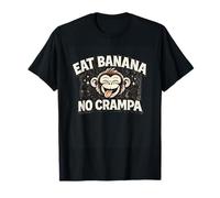 Divertido diseño de Mono Que Come plátano y Nunca se acalambran, el Primate se ríe Camiseta