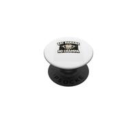 Divertido diseño de Mono Que Come plátano y Nunca se acalambran, el Primate se ríe PopSockets PopGrip Adhesivo