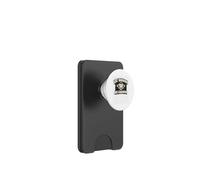 Divertido diseño de Mono Que Come plátano y Nunca se acalambran, el Primate se ríe PopSockets PopWallet para MagSafe