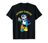 Divertido diseño de Nutria de héroe Otterly Clueless para Hombres, Mujeres y niños Camiseta