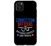 Divertido diseño de oficial de corrección Las personas son idiotas Carcasa para iPhone 11 Pro Max
