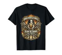 Divertido diseño de Pelo Calvo Que Solo me ralentizaría Camiseta
