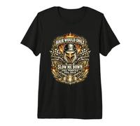 Divertido diseño de Pelo Calvo Que Solo me ralentizaría Camiseta Premium