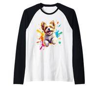 Divertido diseño de Perro Habanero para los Amantes de Havanese Camiseta Manga Raglan