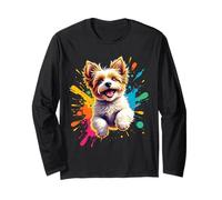 Divertido diseño de Perro Habanero para los Amantes de Havanese Manga Larga