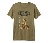 Divertido diseño de Perro para Padres de Perros múltiples Amantes de los Animales Camiseta Premium