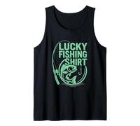 Divertido diseño de Pescador de Lucky Fishing Do Not Wash Camiseta sin Mangas