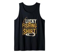 Divertido diseño de Pescador de Lucky Fishing Do Not Wash Camiseta sin Mangas