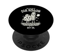 Divertido diseño de pickleball de The Village of Oak Hollow TV FL PopSockets PopGrip Adhesivo