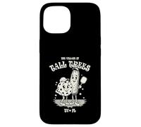 Divertido diseño de pickleball de The Village of Tall Trees TV FL Carcasa para iPhone 15