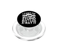 Divertido diseño de radiología no Puede Arreglar estúpido, Pero Puedo radiografiarlo PopSockets PopGrip para MagSafe