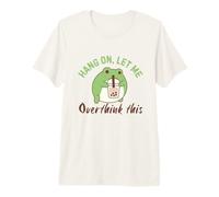 Divertido diseño de Rana para fanáticos de Boba y Ansiedad Camiseta Premium