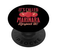 Divertido diseño de Respeto de Marinara PopSockets PopGrip Adhesivo