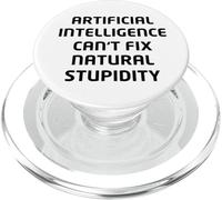 Divertido diseño de Sarcasmo de Inteligencia Artificial AI - Humor PopSockets PopGrip para MagSafe