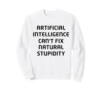 Divertido diseño de Sarcasmo de Inteligencia Artificial AI - Humor Sudadera
