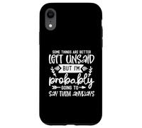 Divertido diseño de sarcasmo de Some Things Are Better Left Unsaid Carcasa para iPhone XR