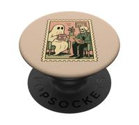 Divertido diseño de Sello de Terapia Fantasma Haunt Me PopSockets PopGrip Adhesivo