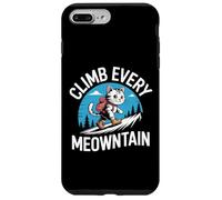 Divertido diseño de senderismo para gatos que suben a todas las montañas Carcasa para iPhone 7 Plus/8 Plus