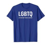 Divertido diseño de Tacos - LGBTQ Let's Go Buy Tacos & Queso Camiseta