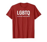Divertido diseño de Tacos - LGBTQ Let's Go Buy Tacos & Queso Camiseta