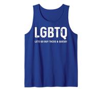 Divertido diseño de Tacos - LGBTQ Let's Go Buy Tacos & Queso Camiseta sin Mangas