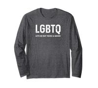 Divertido diseño de Tacos - LGBTQ Let's Go Buy Tacos & Queso Manga Larga